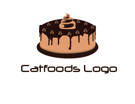 pastry on cake logo