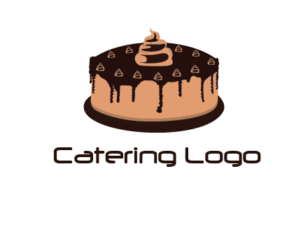 pastry on cake logo
