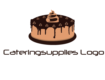 pastry on cake logo