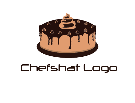 pastry on cake logo