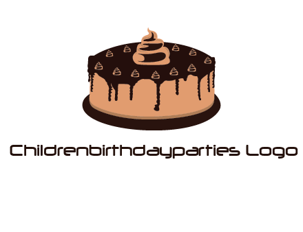 pastry on cake logo