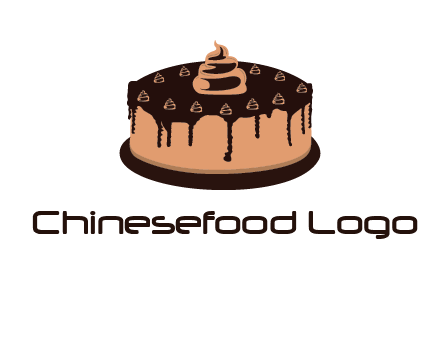 pastry on cake logo