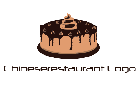 pastry on cake logo