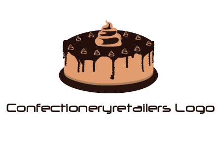 pastry on cake logo