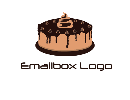 pastry on cake logo