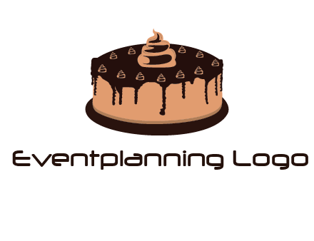 pastry on cake logo