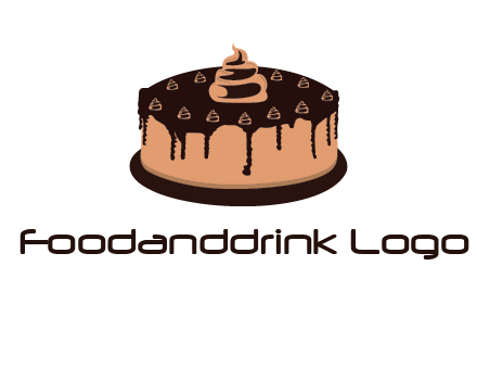 pastry on cake logo