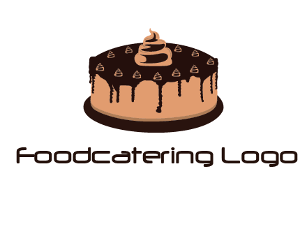 pastry on cake logo