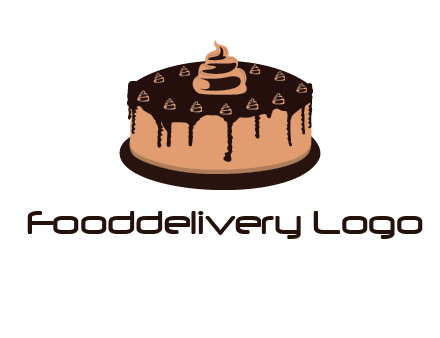 pastry on cake logo