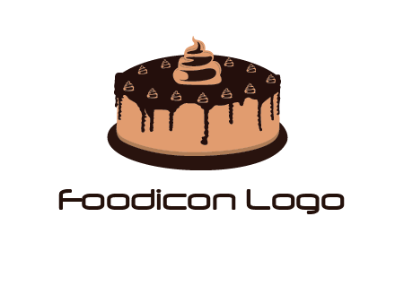 pastry on cake logo