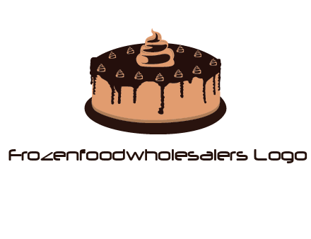 pastry on cake logo