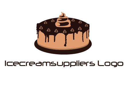 pastry on cake logo