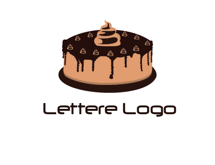 pastry on cake logo