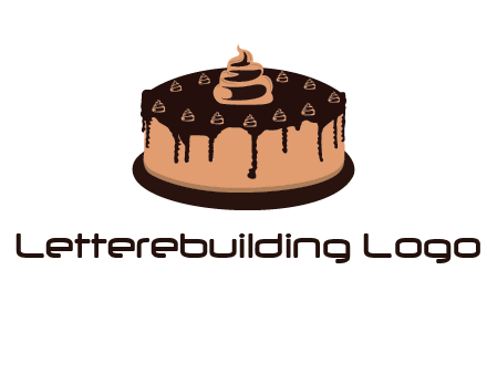 pastry on cake logo