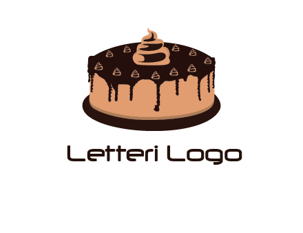 pastry on cake logo