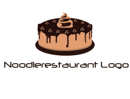 pastry on cake logo