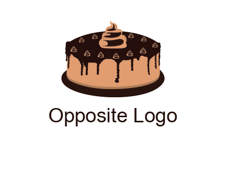 pastry on cake logo
