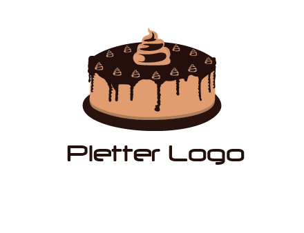 pastry on cake logo