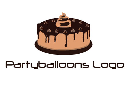 pastry on cake logo