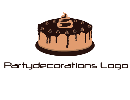 pastry on cake logo