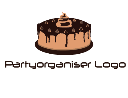 pastry on cake logo