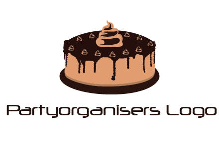 pastry on cake logo