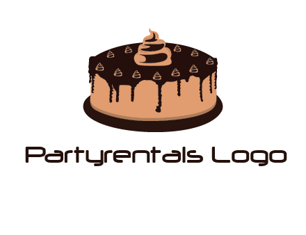 pastry on cake logo