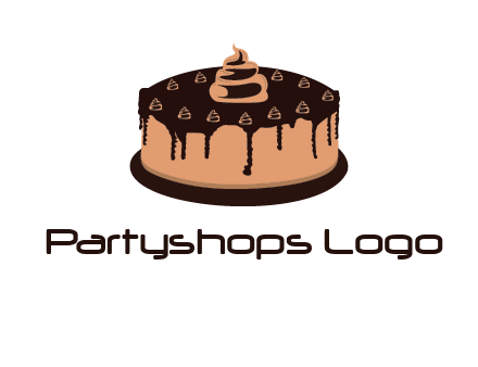 pastry on cake logo