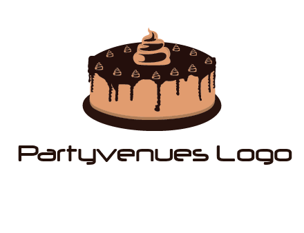 pastry on cake logo