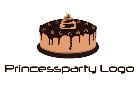 pastry on cake logo