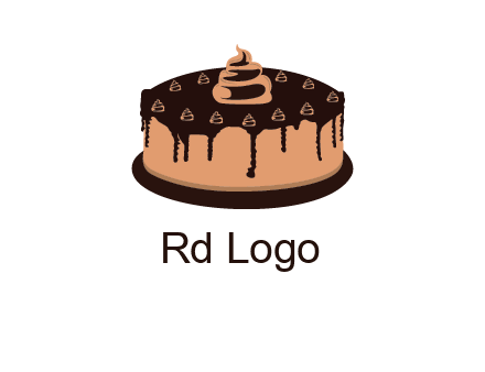 pastry on cake logo