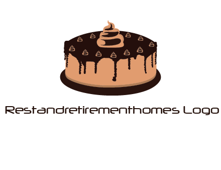 pastry on cake logo