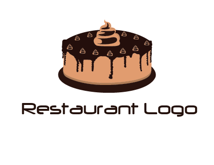 pastry on cake logo