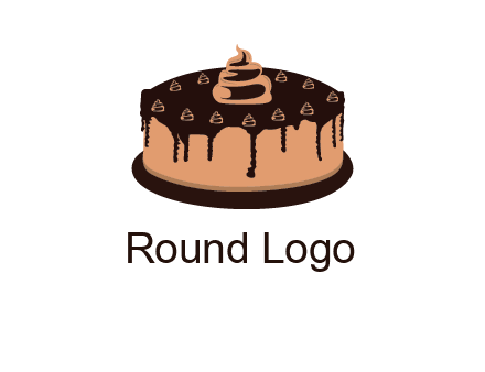 pastry on cake logo