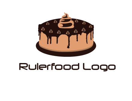 pastry on cake logo