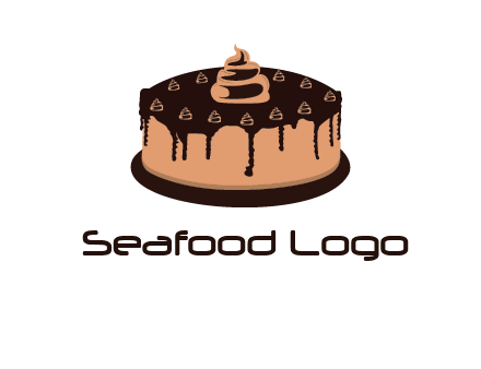 pastry on cake logo