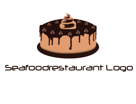pastry on cake logo