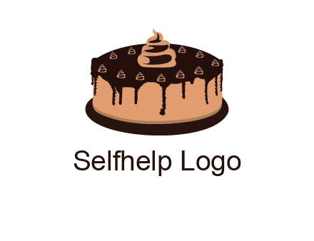 pastry on cake logo