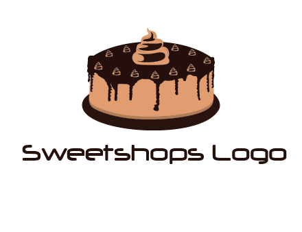 pastry on cake logo