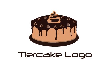 pastry on cake logo