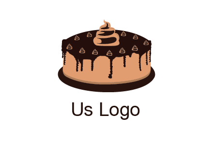 pastry on cake logo