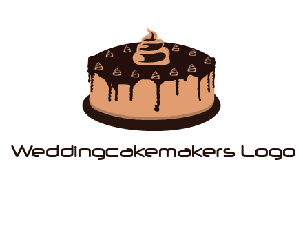 pastry on cake logo