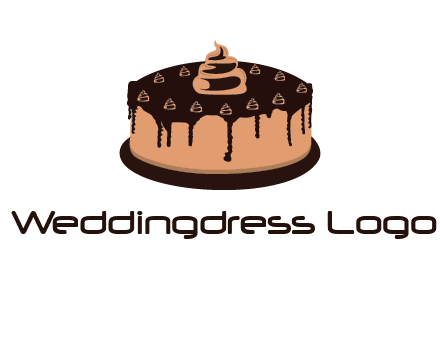pastry on cake logo