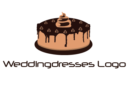 pastry on cake logo