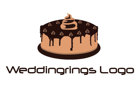 pastry on cake logo