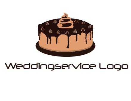 pastry on cake logo