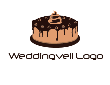 pastry on cake logo