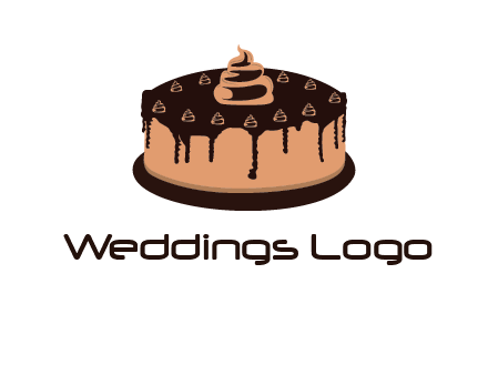 pastry on cake logo