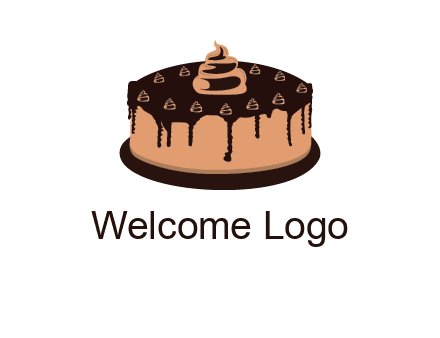 pastry on cake logo