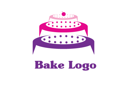 multi level cake logo